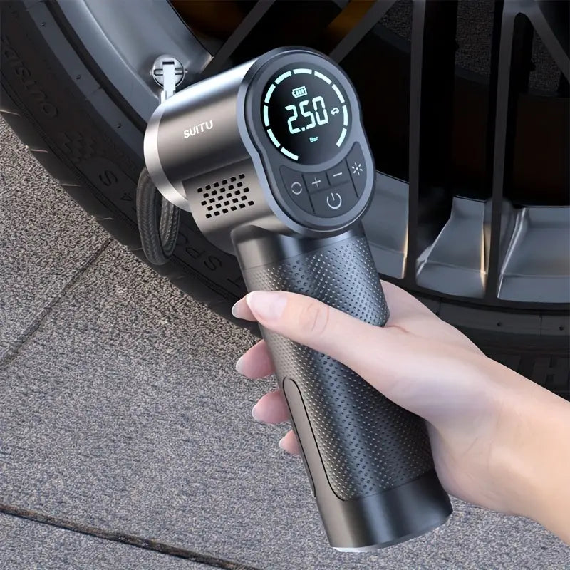 Veltrix™ | Handluftpumpe – Für Autos, Fahrräder & Motorräder
