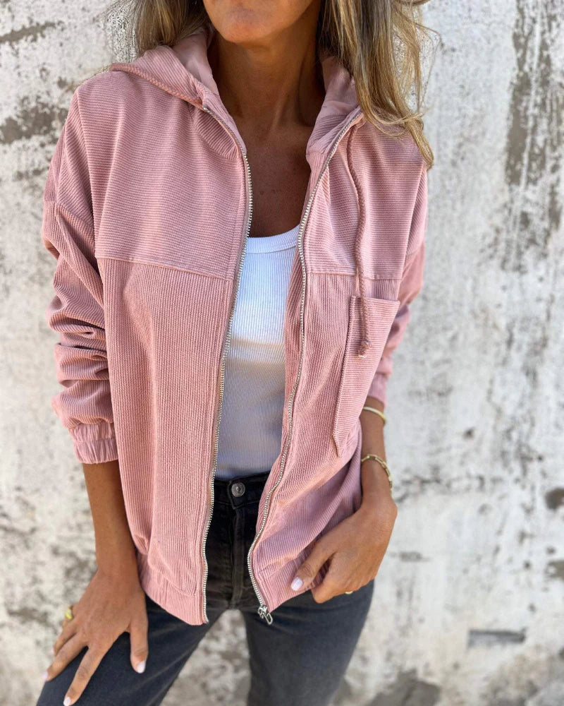Velstra™ | Vintage-Stil Jacke – Bequemer Cordstoff