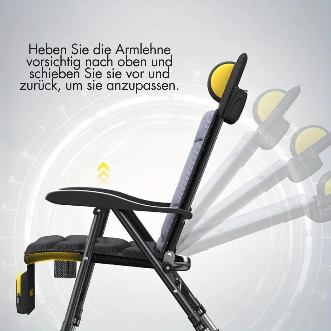 Fendral™ | Tragbarer Angelstuhl – Aluminium, Klappbar & Ausziehbar