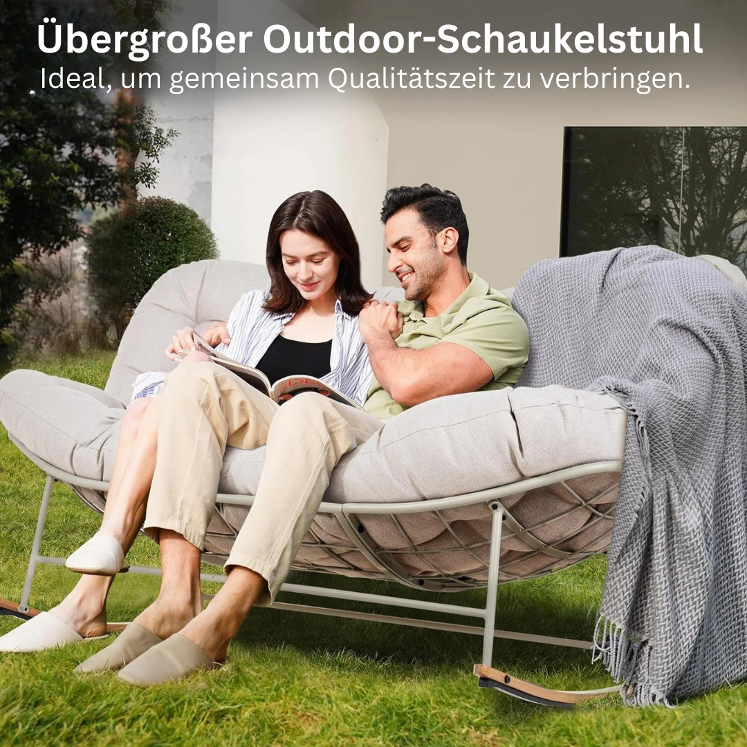 Luntra™ | Extra Großer Outdoor-Doppelsessel – Gemütlich & Entspannend