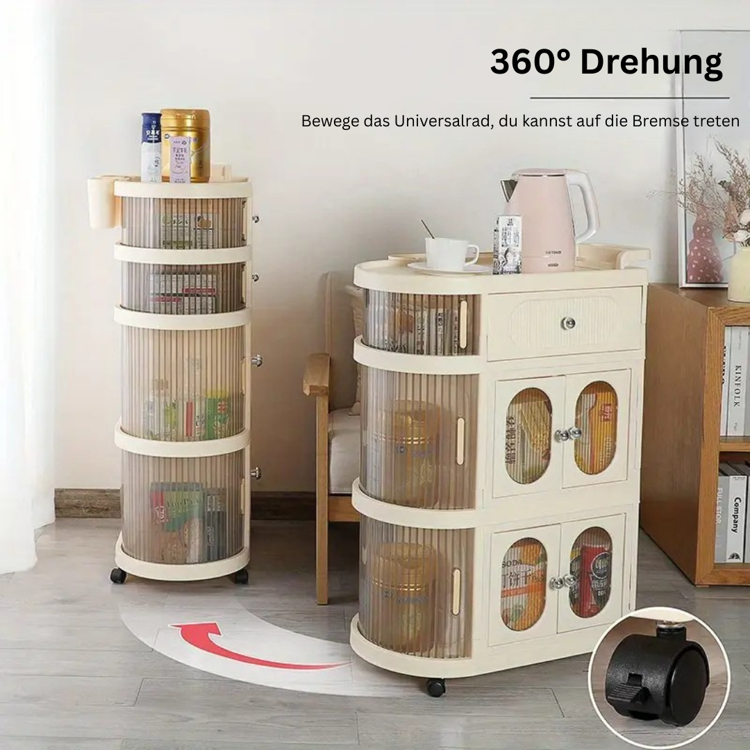 Fendrix™ | Mehrstufiger Rollschrank – Ohne Montage, Robust & Mobil