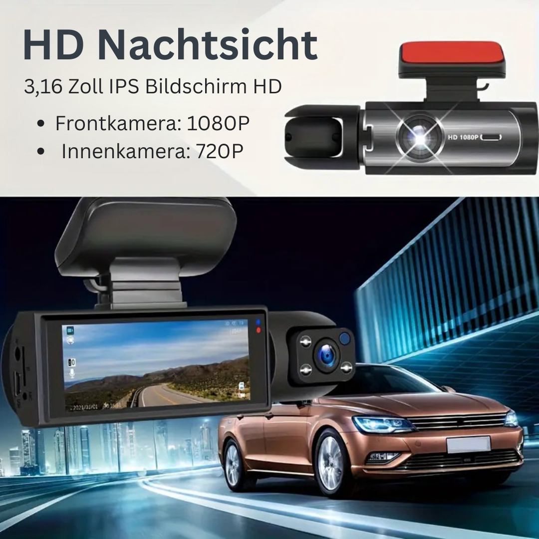 Bravon™ | Verbesserte Dashcam – Weitwinkel, Schnelllade-Set Inklusive