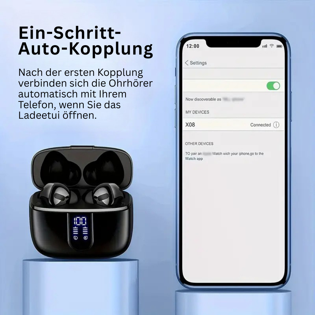 Veylonn™ | Kabellose Kopfhörer – 60 Std. Laufzeit, Geräuschunterdrückung