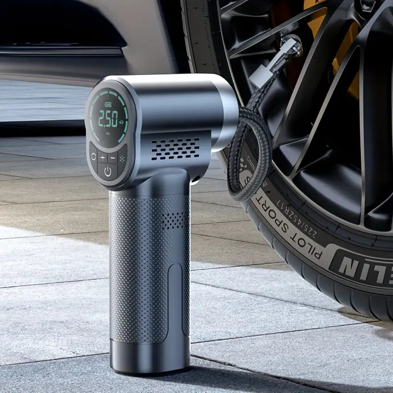 Veltrix™ | Handluftpumpe – Für Autos, Fahrräder & Motorräder