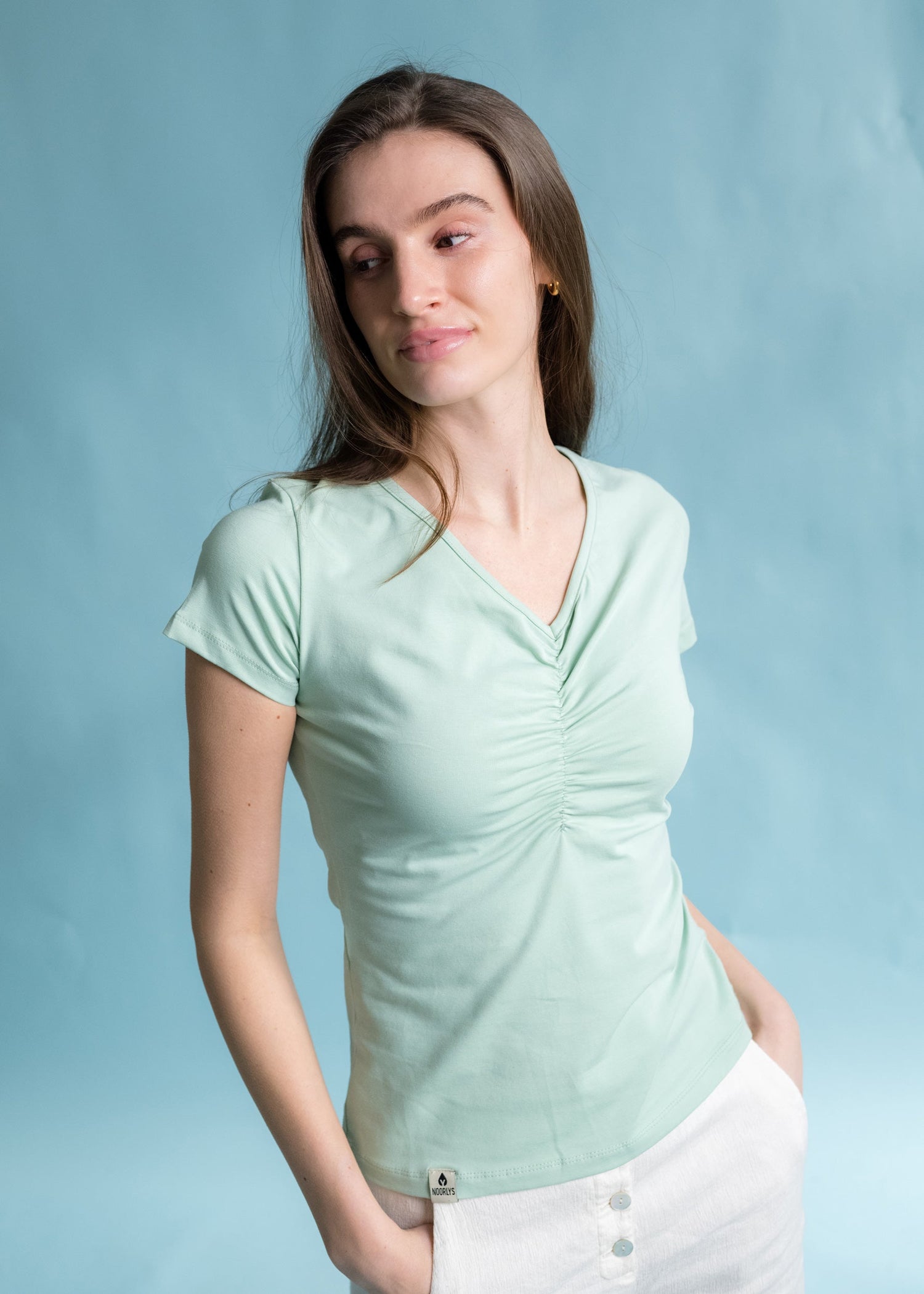 T-Shirt RIFFELIG CameoGreen
